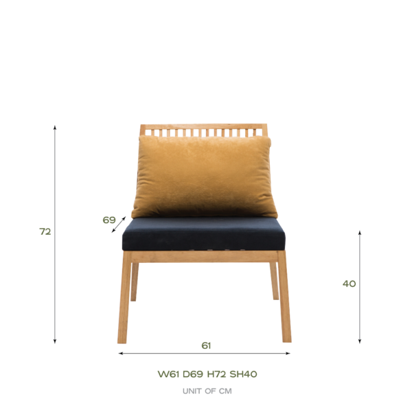 เก้าอี้เลานจ์ Cait Lounge Chair 250507 - Image 4