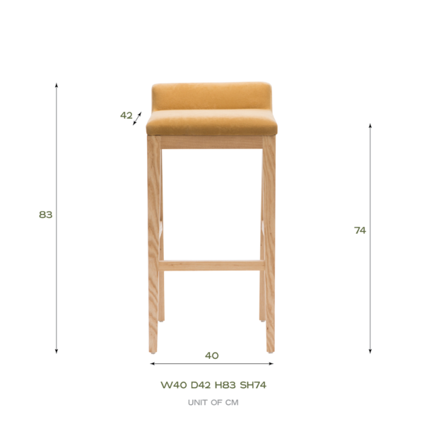 บาร์สตูล Third Bar Stool 250405 - Image 4
